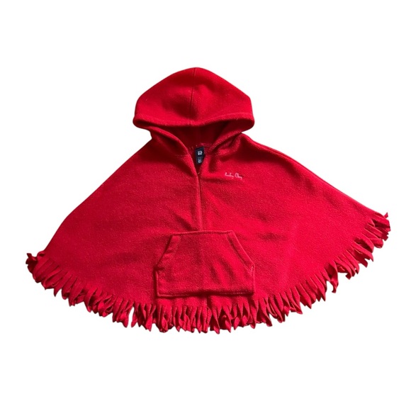GAP Other - Baby Gap Red Poncho 2T